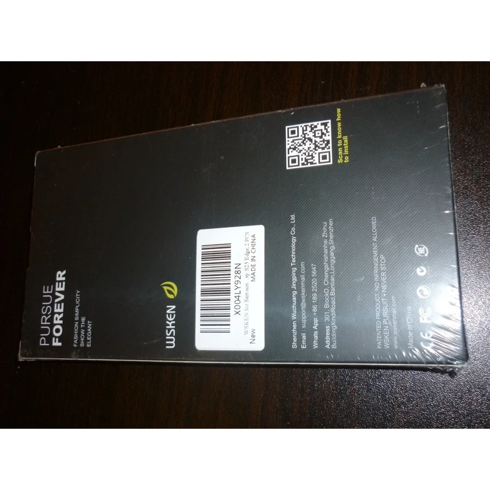 WSKEN Pursue Forever Samsung Galaxy S25 Edge Screen Protector 2 Pack New Sealed